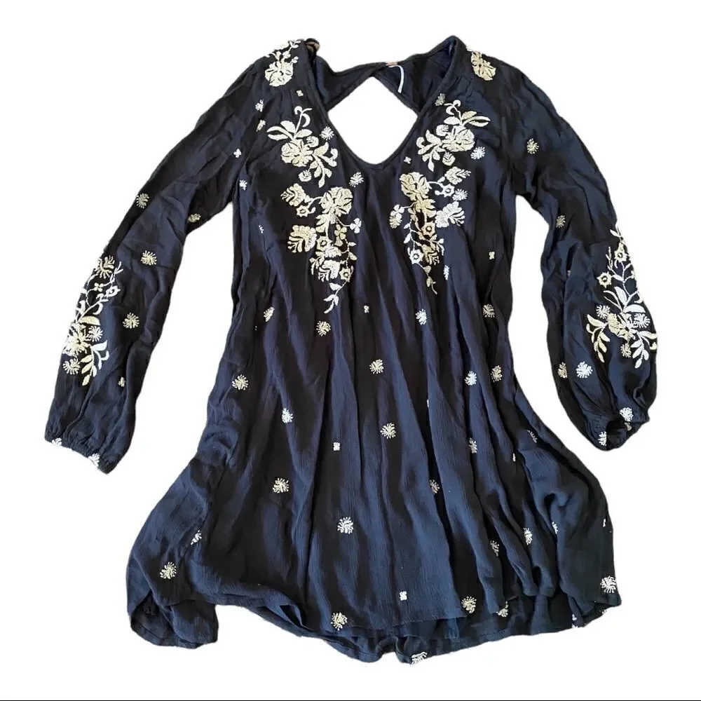 Free People | Revolve Sweet Tennessee Embroidered Mini Dress | S